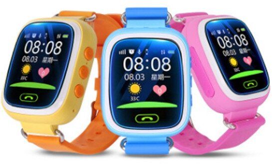 Детские смарт-часы Supretto Q80 1.44, голубые (4920)