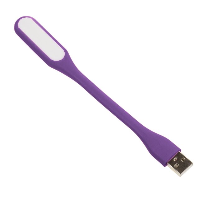 Лампа USB Supretto для ноутбука мини, фиолетовая (5164)