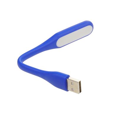 Лампа USB Supretto для ноутбука мини, голубая (5164)