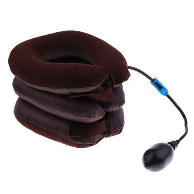 Подушка для вытяжения шейного отдела позвоночника Supretto надувная ортопедическая (8211)