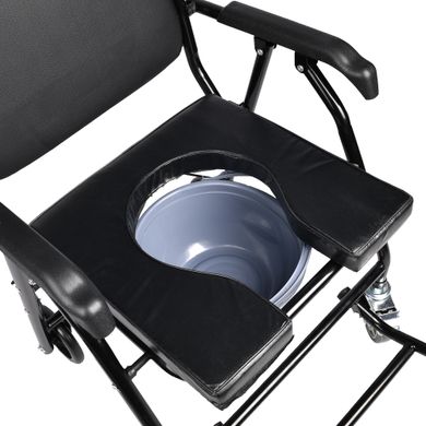 Кресло-каталка Supretto с санитарным оборудованием (8552)