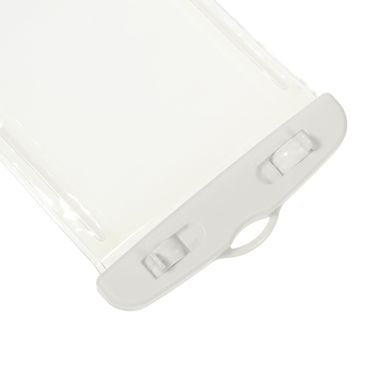 Чехол для телефона Supretto водонепроницаемый, белый с прозрачным (46630017)