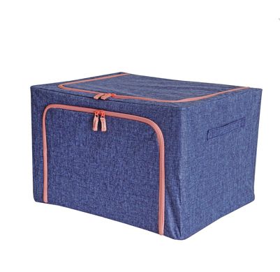 Коробка-органайзер для зберігання із застібкою та ручками Supretto 66 л (8186)