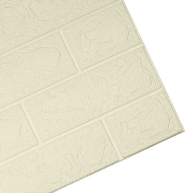 Декоративная 3D панель Supretto гибкая стеновая 10 шт., белая (71340001)