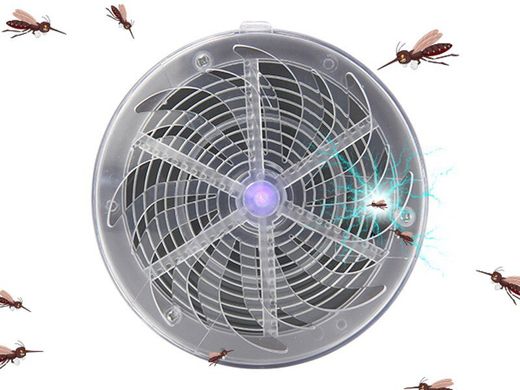 Уничтожитель насекомых электрическим током Supretto на солнечной батарее (4912)