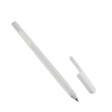 Ручка гелева Supretto 0,8 мм, біла (73960003)