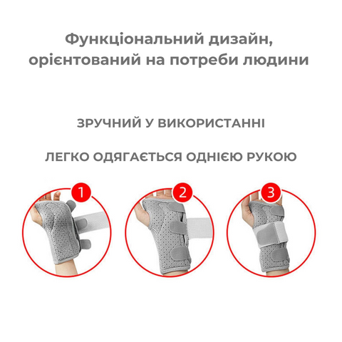 Бандаж променево-зап'ястного суглоба для дітей AIRM HEALTH правий