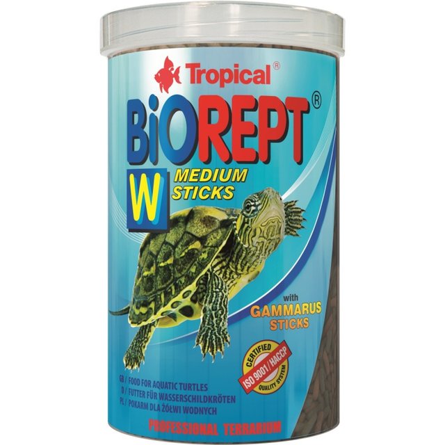Корм Tropical Biorept W для земноводных и водных черепах 500 мл/150 г (11365)