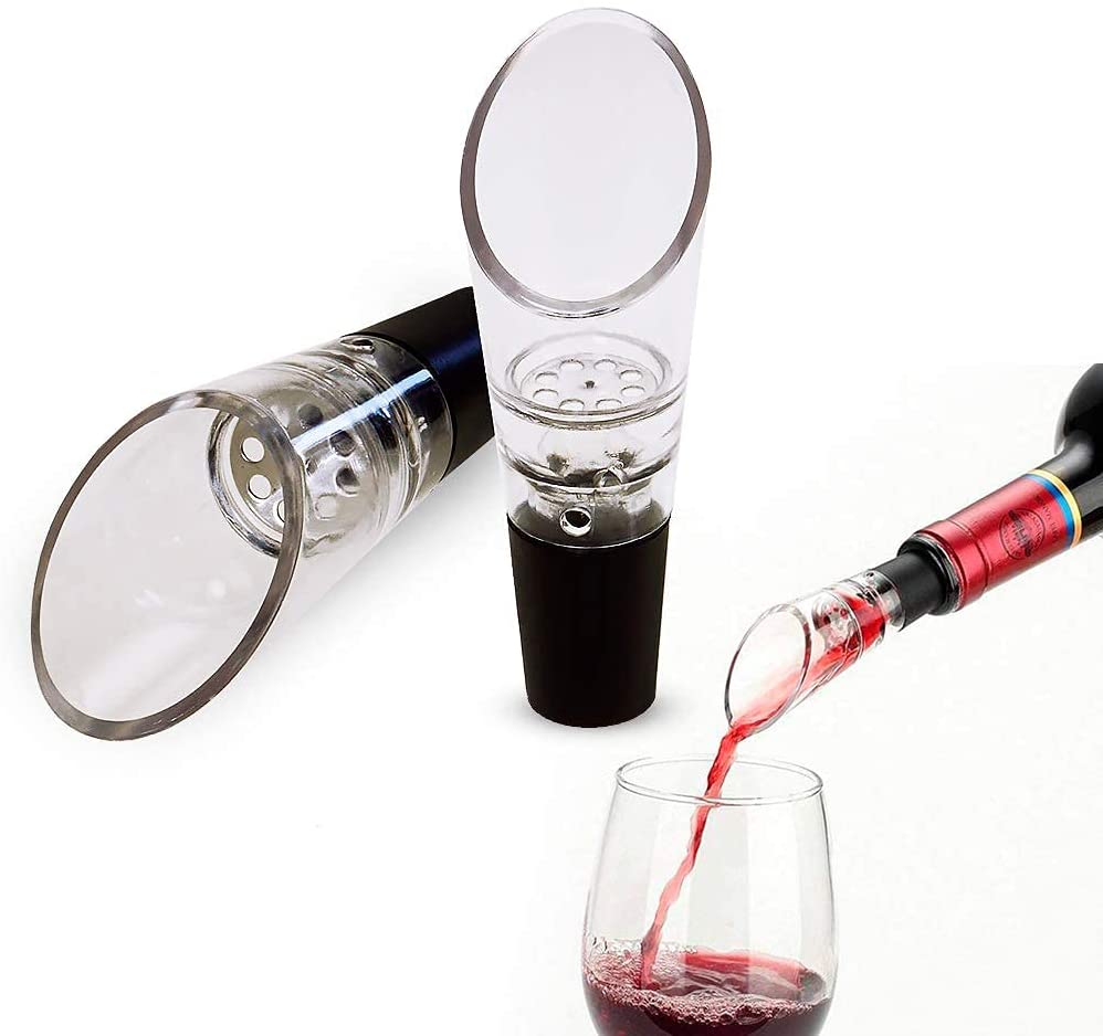 Акция на Аератор для вина Supretto на пляшку широкий (7263) от Wellamart