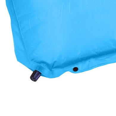 Самонадувающийся коврик Supretto для кемпинга, голубой (6024)