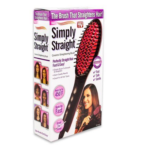 Гребінець-випрямляч Supretto Simply Straight з РК дисплеєм (4651)