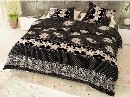 Набор постельного белья Supretto Ночной цветок двуспальный (5407)