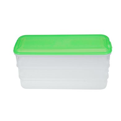 Пластиковый контейнер для продуктов 3 яруса (уценка)