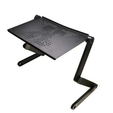 Столик для ноутбука Supretto складаний з вентилятором, чорний (58000001)