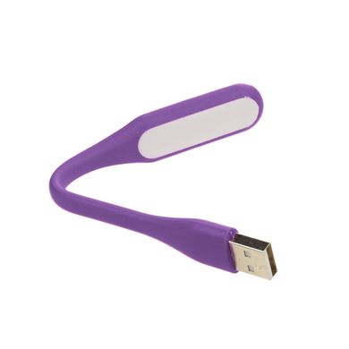Лампа USB Supretto для ноутбука мини, фиолетовая (5164)
