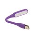 Лампа USB Supretto для ноутбука мини, фиолетовая (5164) фото 2 из 3