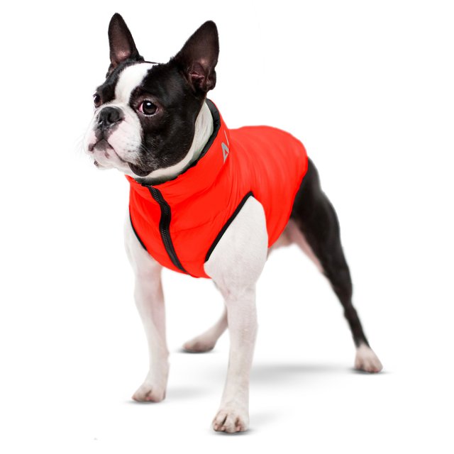 Курточка для собак двостороння Airy Vest XS30 Червоно-чорна (1589)