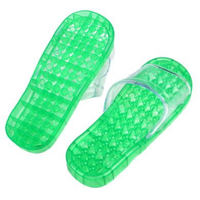 Тапочки Supretto массажные зеленые, размер L (5919)