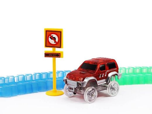 Детская игрушечная дорога Supretto 360 деталей + 2 машинки (уценка)