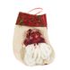 Сапожок для подарков Supretto маленький, Дед Мороз белый (53450004) фото 1 из 2