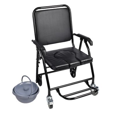 Кресло-каталка Supretto с санитарным оборудованием (уценка)