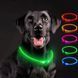 Світлодіодний LED нашийник для собак Supretto із зарядкою USB, зелений (94160003) фото 9 из 11