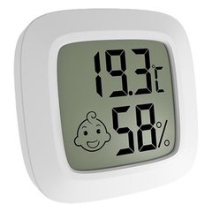 Цифровой термометр гигрометр Supretto комнатный (8201)