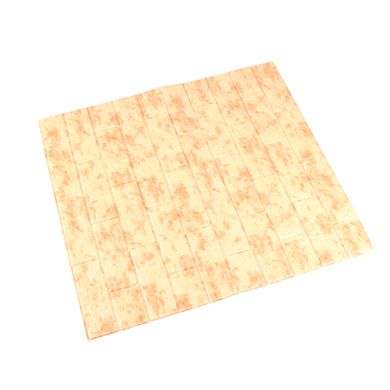 Декоративная 3D панель Supretto гибкая стеновая 10 шт., коричневая (71340003)