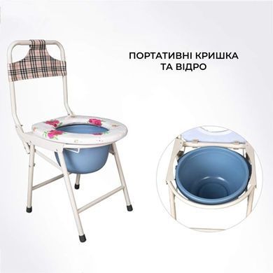 Стул-туалет нерегулируемый Supretto портативный складной (уценка)