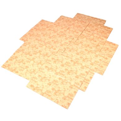 Декоративная 3D панель Supretto гибкая стеновая 10 шт., коричневая (71340003)