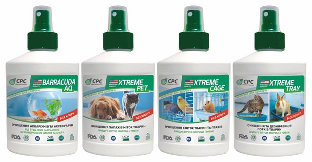Серія із 4 - ох засобів для догляду за тваринами Xtreme
