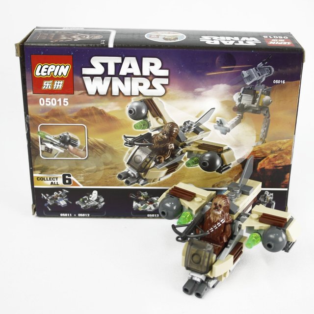 Конструктор Supretto Lepin Star Wars Боевой корабль Вуки, аналог Lego 93 предмета (4855)