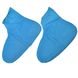 Гумові бахіли Supretto на взуття від дощу, блакитні L (5334) фото 5 из 9
