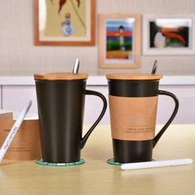 Чашка Supretto Starbucks memo з кришкою керамічна (уцінка)