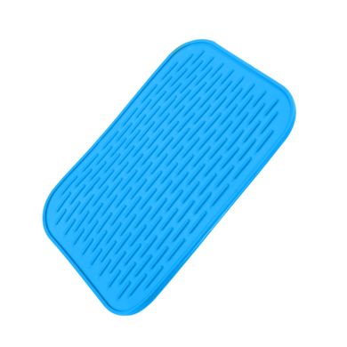 Килимок для сушіння посуду Supretto 21х15 см, синій (48740008)