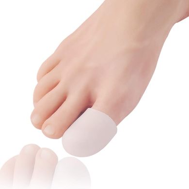 Защитные колпачки закрытого типа на большие пальцы ног Supretto силиконовые (8411)