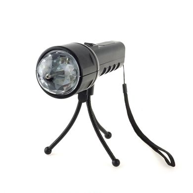 Світлодіодний кольоровий проектор-ліхтарик Supretto зі штативом (5241)