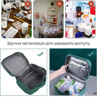 Портативний органайзер аптечка для ліків Supretto (9439)