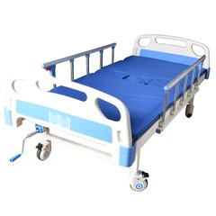 Медицинская кровать на колесах Supretto механическая 2-секционная (уценка)