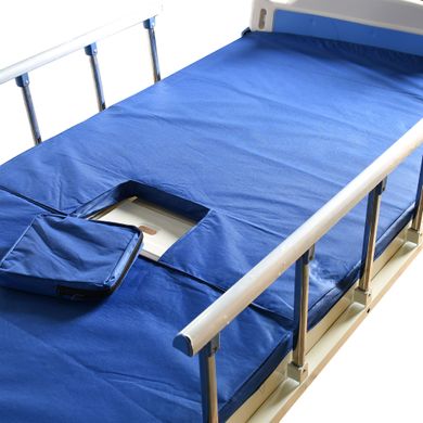 Медичне ліжко на колесах Supretto механічне 2-секційне (уцінка)