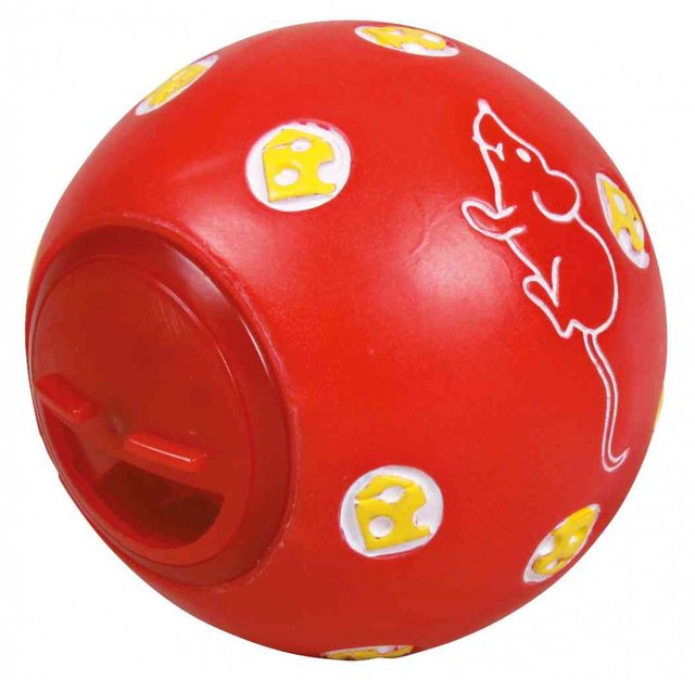Игрушка для кошек Trixie Мяч кормушка 7см (TX-4137)
