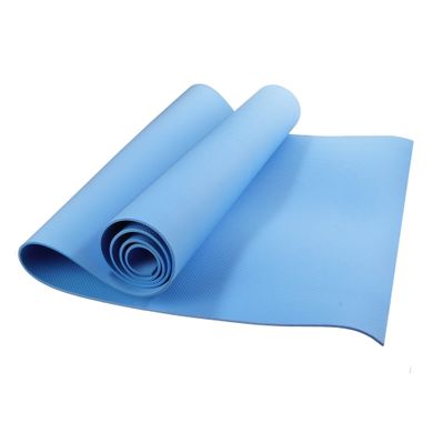 Каремат Supretto для йоги в чехле, голубой (5816)