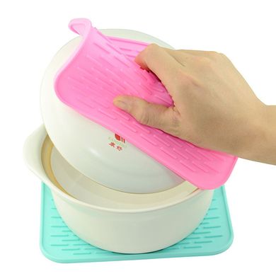 Килимок для сушіння посуду Supretto 21х15 см, рожевий (48740006)