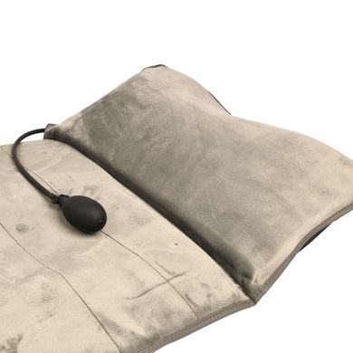 Масажний килимок-матрац Supretto з пультом та надувною подушкою (8681)