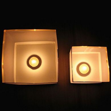 Ліхтарик зі свічкою Supretto плаваючий 11х11 см (5479)