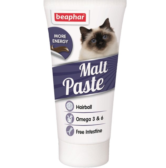 Паста Beaphar Malt Paste для выведения шерсти из желудка у кошек 25 г (14000) (8711231140008)