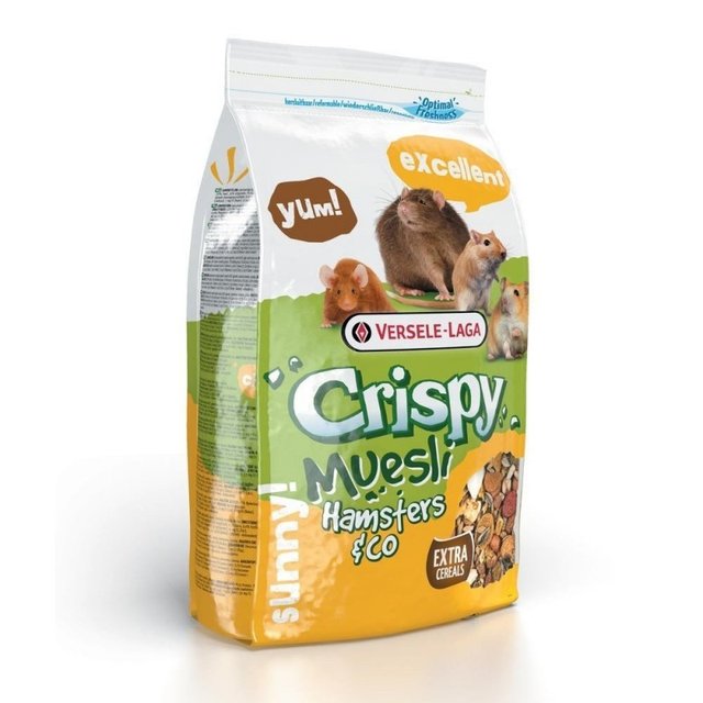 Зерновая смесь корм для хомяков, крыс, мышей, песчанок КРИСПИ МЮСЛИ ХОМЯК Crispy Muesli Hamster 1 кг Versele-Laga (617212)