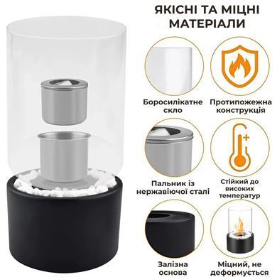 Биокамин настольный Прометей, черный (79020001)