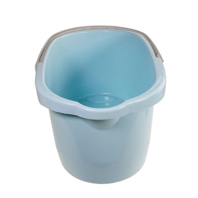 Ведро для уборки Supretto пластиковое 15 л, голубое (5954)