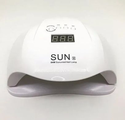 Набір для манікюра: лампа для сушіння гель-лаку Supretto SUN 54 Вт та органайзер-стійка (5458-5520)